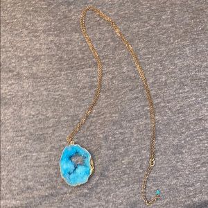 Blue Amethyst Necklace